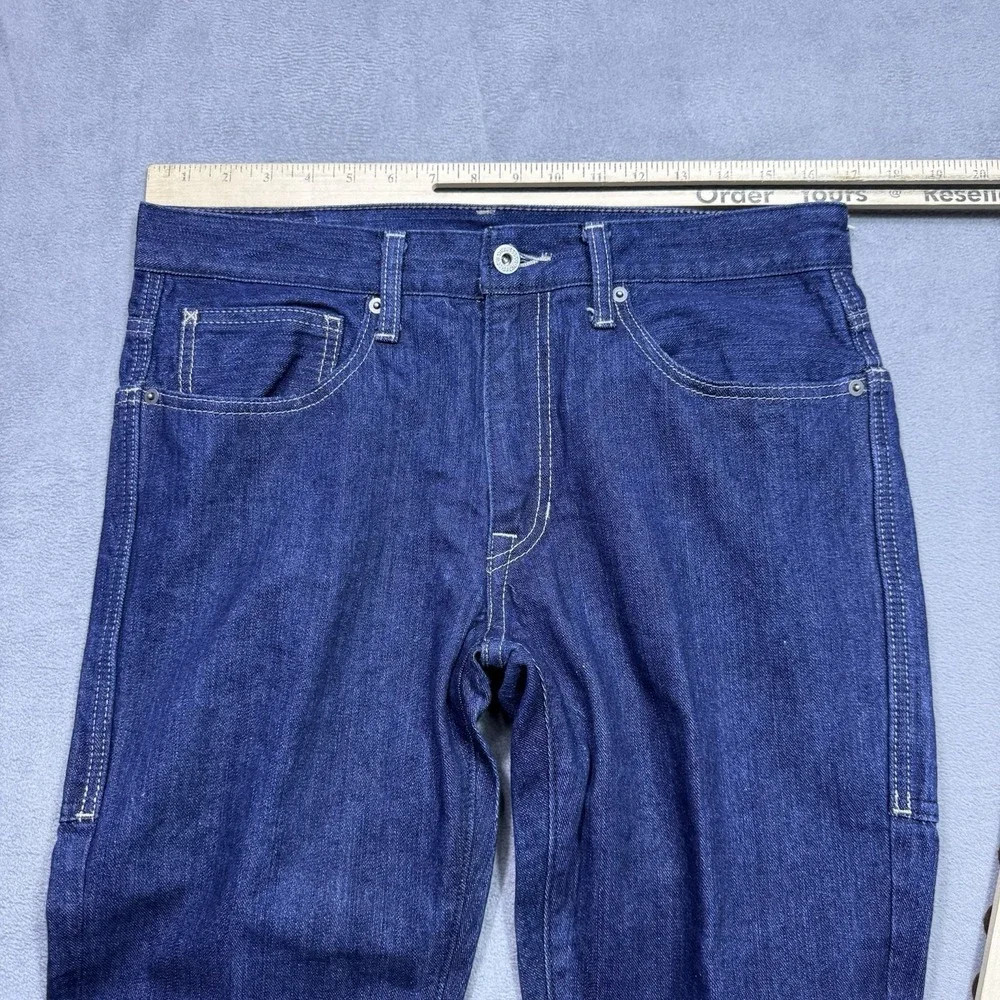 Levis 511 Jeans Mens 33x28 Skinny Slim Straight Double Back Pockets Cowboy Rodeo
